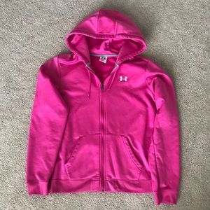 Pink Sweatshirt Jacket